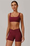 The Halo Sports Bra Shorts 2-Piece Set