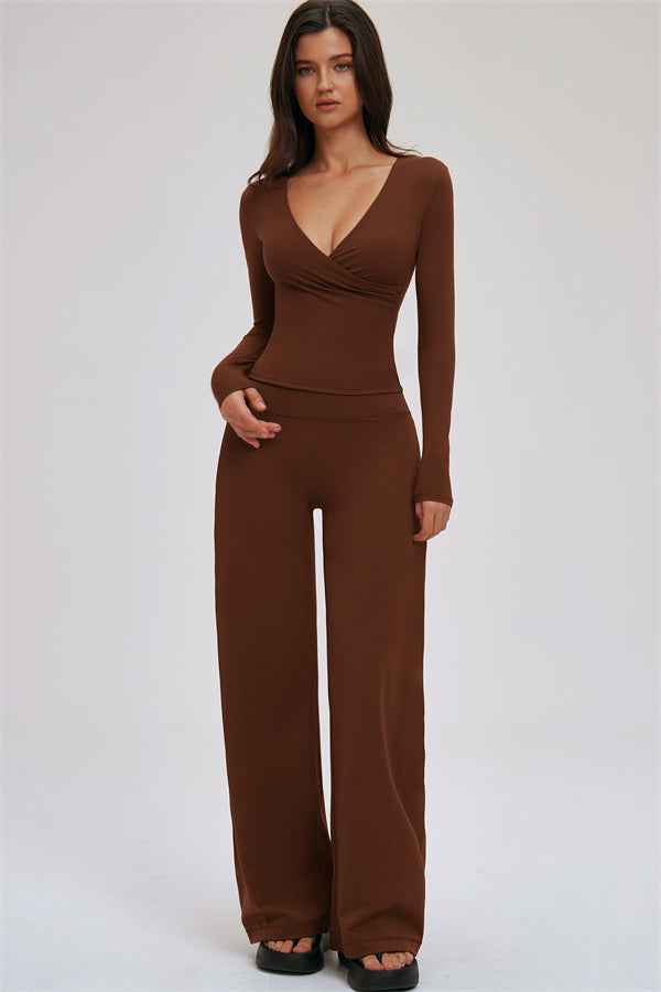 The Twirl Long Sleeve T-shirt New Straight Leg Pants 2-Piece Set