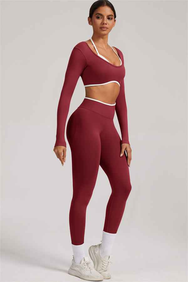 The Elevate Long Sleeve Crop top
