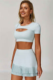The Lavish Cut-out Crop Top