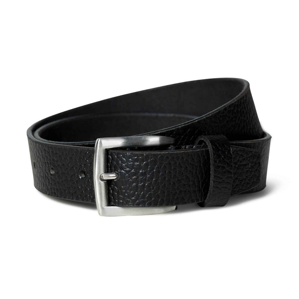 Nexus Black Leather Belt