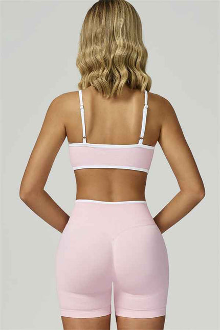 The Prime Line Sports Bra Shorts 2-Piece Set