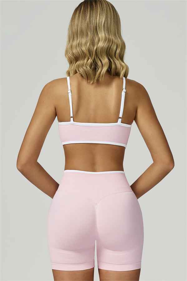 The Prime Line Sports Bra Shorts 2-Piece Set