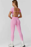 The Reign Crop Top Leggings 2-Piece Set