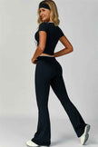 The Skyline Flared Tie Leggings