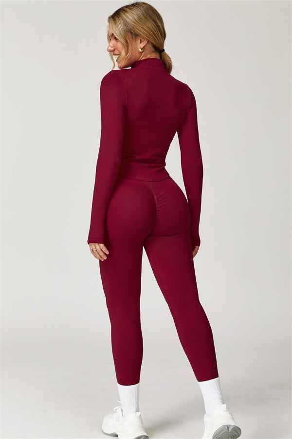 The Delight Jacket Sports Bra Leggings 3-Piece Set
