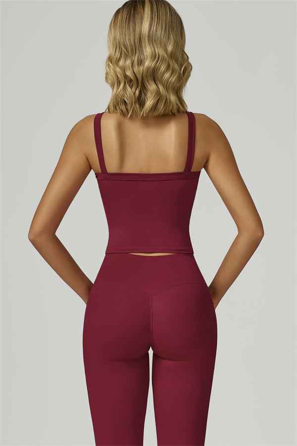 The Flourish Crop Tank Leggings 2-Piece Set