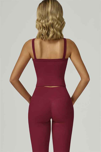 The Flourish Crop Tank Leggings 2-Piece Set