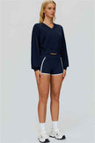 The Whisper V-Neck Hoodie