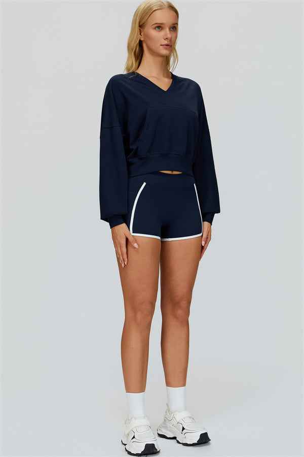 The Whisper V-Neck Hoodie
