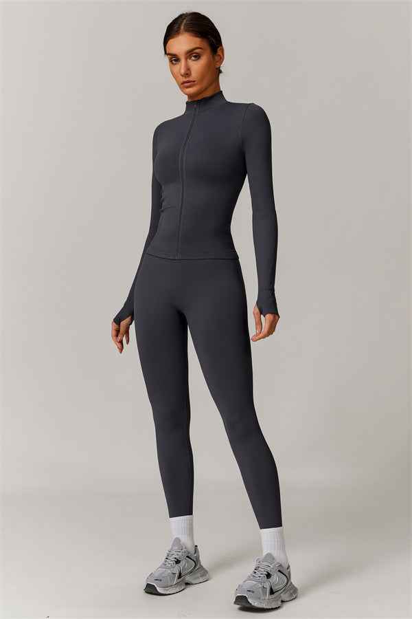 The Nova Luxe Jacket Sports Bra Leggings 3-Piece Set