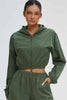 The Svelte UV protection Crop Hoodie