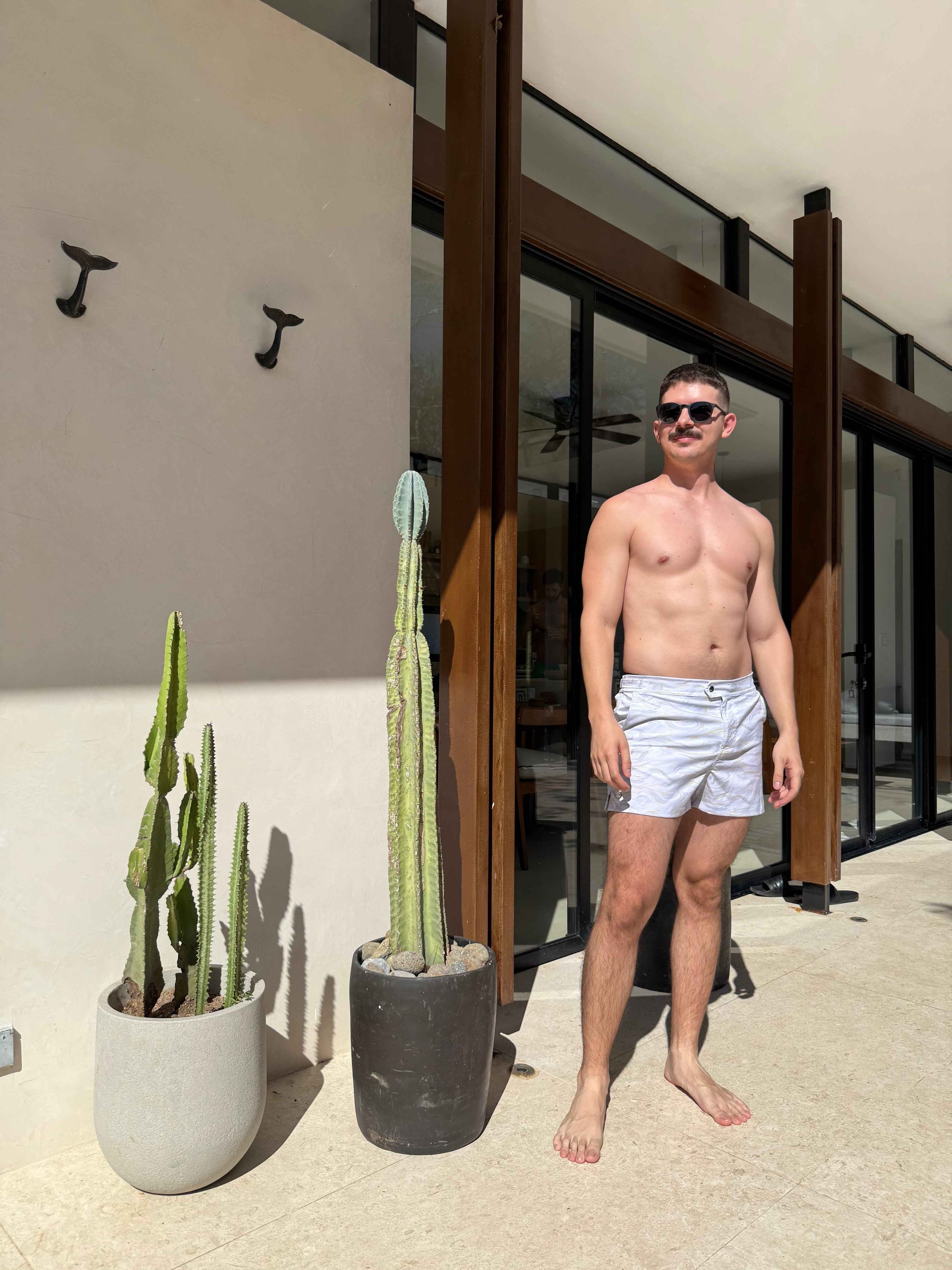 The Restless Swim Shorts - Carrara Marble