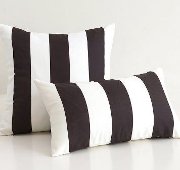 2 size options Stripes/Waving Outdoor Waterproof Pillow (With Insert) waterproof outdoor throw pillow, great for your outdoor furniture
