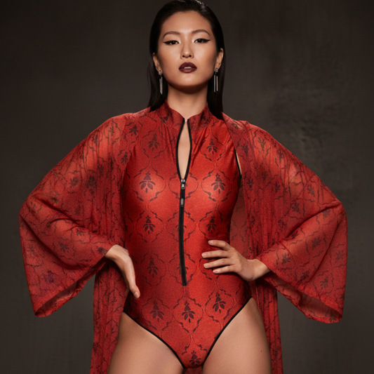 Luxe Beach Kimono / RED QUEEN