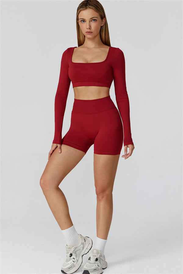 The Reign Long Sleeve Crop Top
