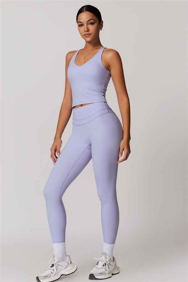 The Enigma Cross Back Vest Leggings 2-Piece Set