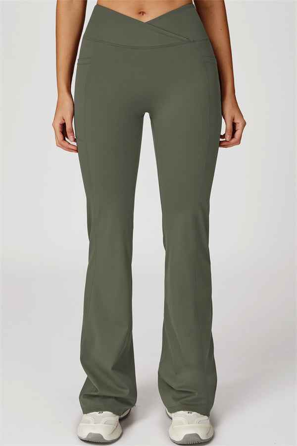 The Propel Crop Top Flared Leggings 2-Piece Set