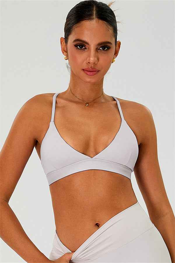 The Ember Sports Bra Crop Top Shorts 3-Piece Set