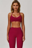 The Refresh Jacket Sports Bra Flared Leggings 3-Piece Set