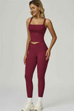The Flourish Crop Tank Leggings 2-Piece Set