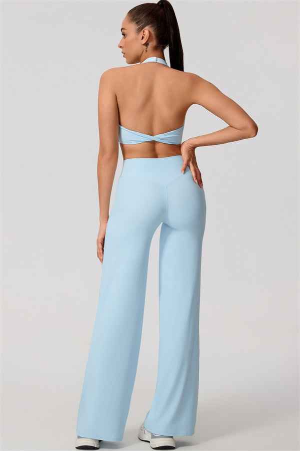 The Nestle Sports Bra Straight Leg Pants 2-Piece Set