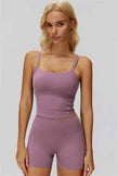 The Fyra Crop Tank Shorts 2-Piece Set