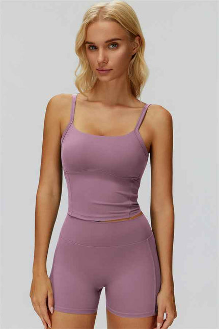 The Fyra Crop Tank Shorts 2-Piece Set