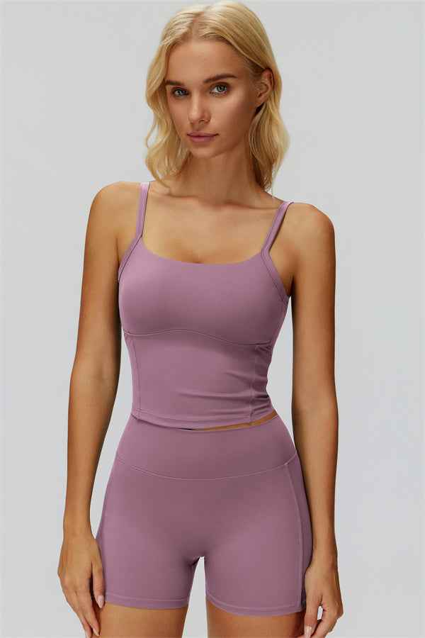 The Fyra Crop Tank Shorts 2-Piece Set