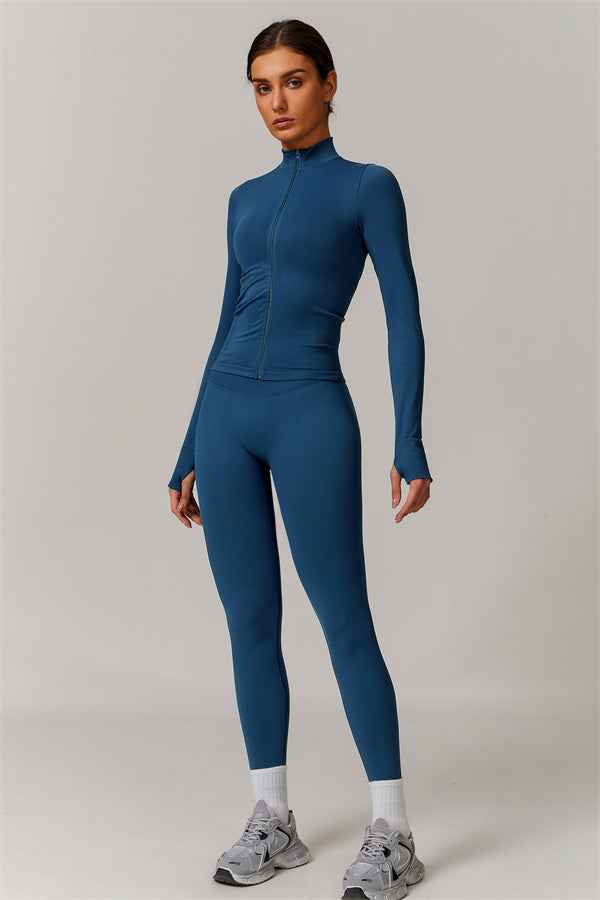 The Nova Luxe Jacket Sports Bra Leggings 3-Piece Set