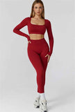 The Reign Long Sleeve Crop Top