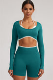 The Elevate Long Sleeve Crop top