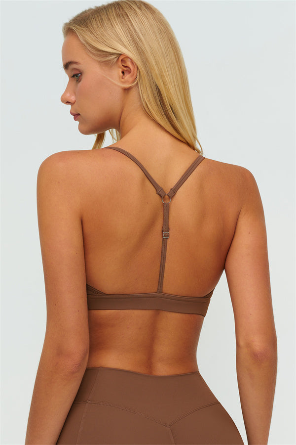 The Lushness Y-Back Sports Bra Flared Leggings 2-Piece Set