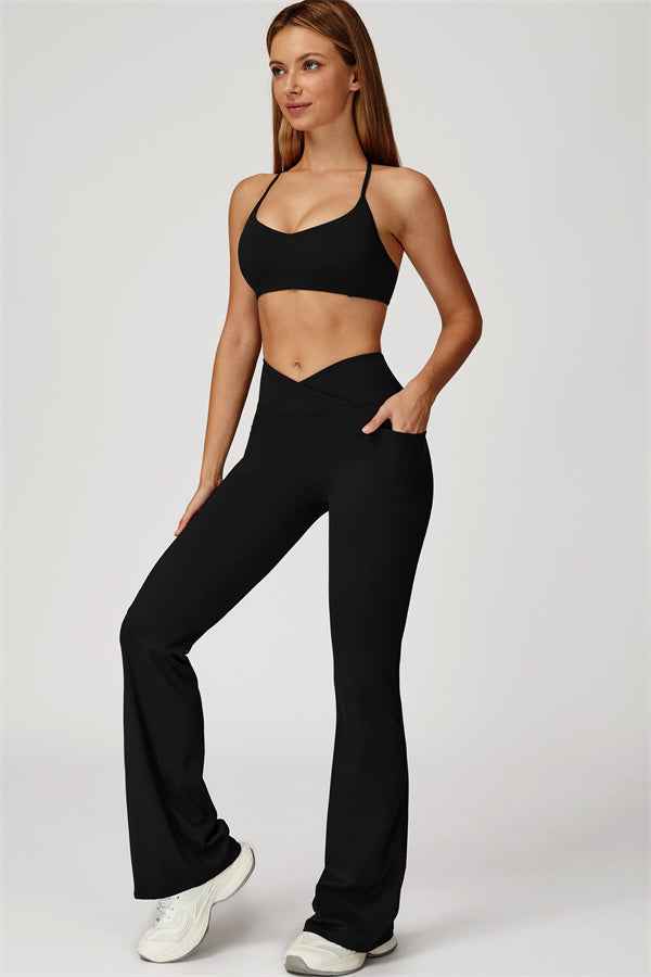 The Propel Sports Bra Flared Leggings 2-Piece Set