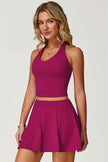 The Boost Halter Crop Top