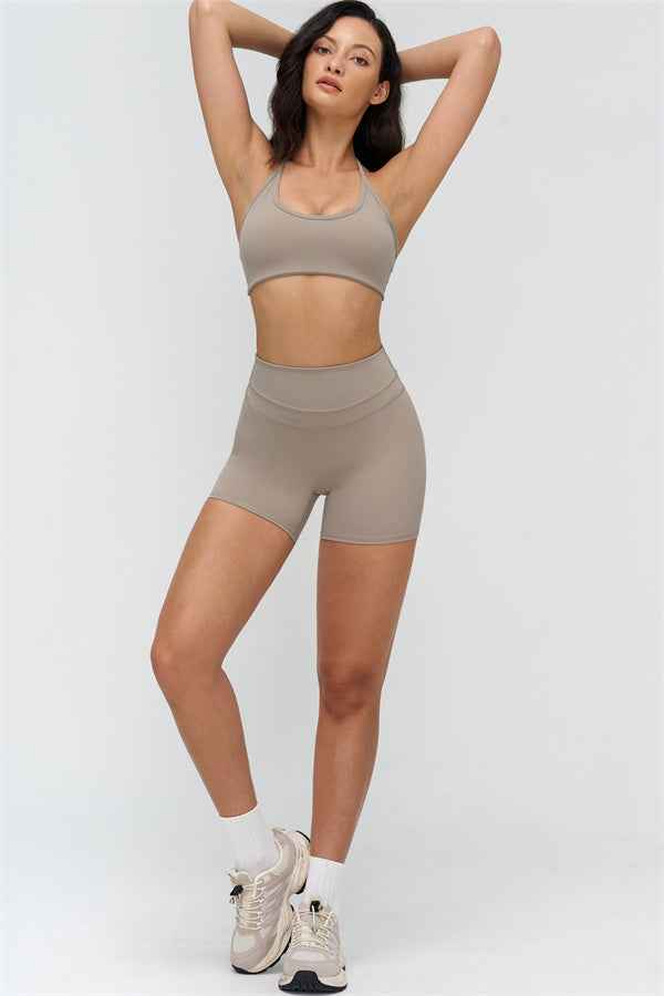 The Stride Halter Sports Bra