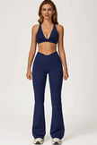 The Glacier Sports Bra Flared Leggings 2-Piece Set