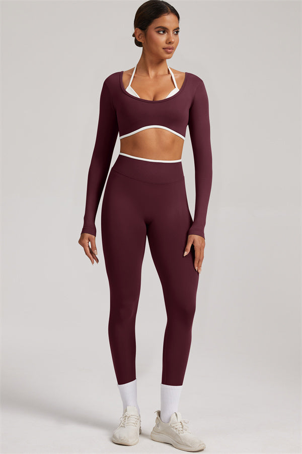 The Elevate Long Sleeve Crop top