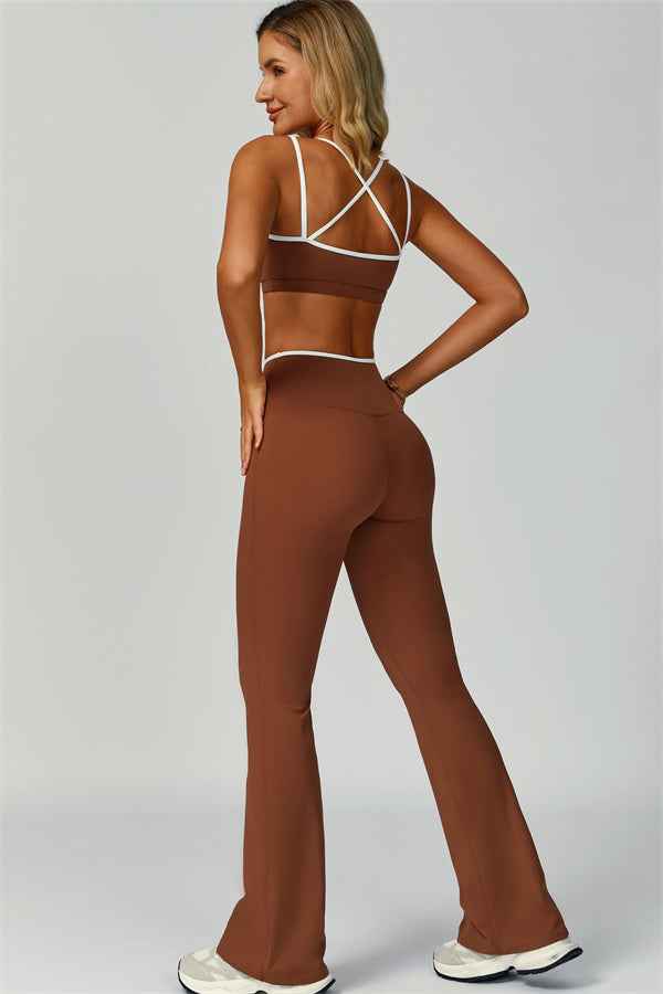 The Quest Sports Bra Flared Leggings 2-Piece Set
