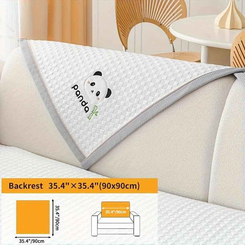 Waterproof Couch Cover, Non-Slip Panda Pattern Sofa Cover