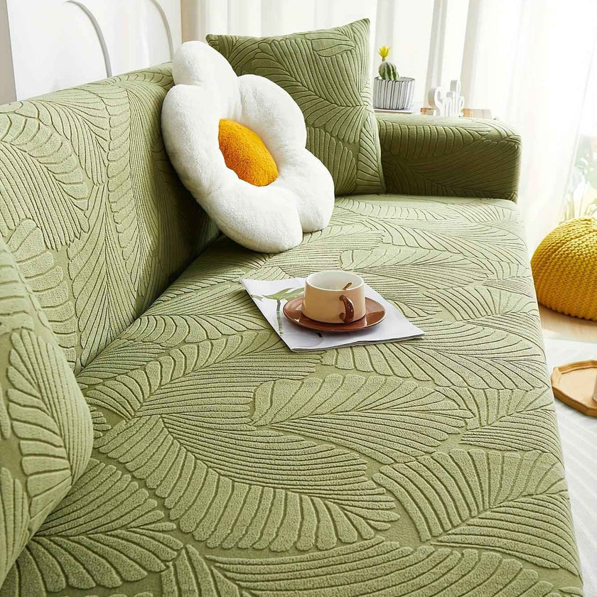 Premium Stretch Gray Couch Cover | Durable, Non-Slip & Versatile