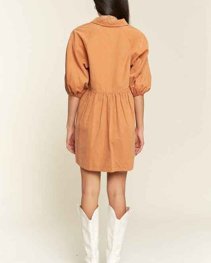 Athena Denim Dress - Pikemla