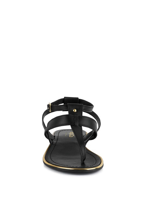 Irene Flat Thong Sandals - Pikemla