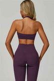 The Bold Halter Sports Bra Leggings 2-Piece Set