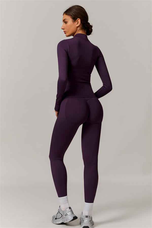 The Nova Luxe Jacket Sports Bra Leggings 3-Piece Set