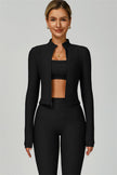 The Burst Jacket Sports Bra Leggings 3-Piece Set