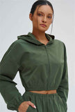 The Svelte UV protection Crop Hoodie Sweatpants 2-Piece Set