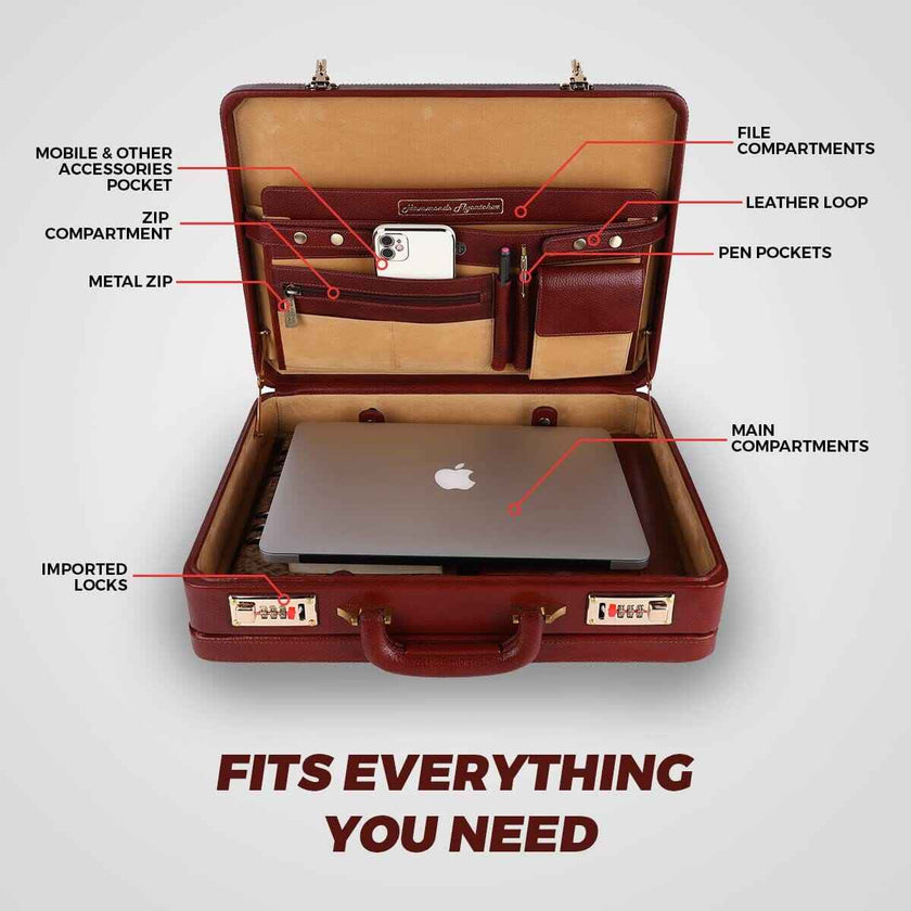 Expandable Office Suitcase Briefcase