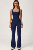 The Glacier Crop Tank Flared Leggings 2-Piece Set