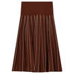 Jersey Kint Pleated Skirt